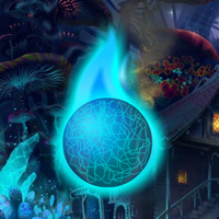 Free online html5 games - Hidden Blue Fireballs game 