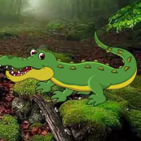 Free online html5 games - Strange Crocodile Forest Escape HTML5 game 