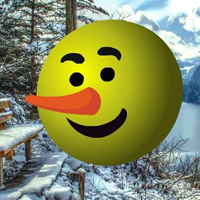 Free online html5 games - Snowman Emoji Forest Escape HTML5 game 
