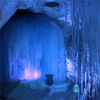 Free online html5 games - Dangerous Icicles Cave Escape game 