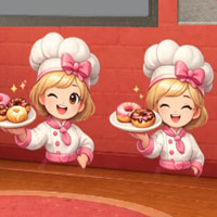 Free online html5 escape games - Sweet Bakery Room