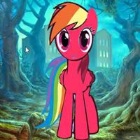 Free online html5 games - Trapped Pink Pony Escape game 