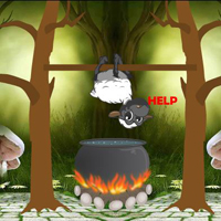 Free online html5 games - Threat Circumstance Sheep Escape game 