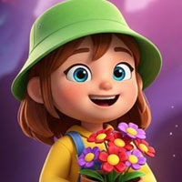 Free online html5 escape games - G4K Colorful Flowerpot Girl Escape