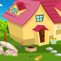 Free online html5 games - Orange Hat Farmer Rescue game 