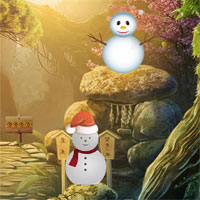 Free online html5 games - 8b Christmas Santa Escape game 