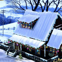 Free online html5 games - EnaGames The Frozen Sleigh-White Rush Street Escap game 