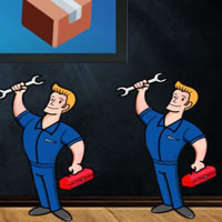 Free online html5 games - 8b Find the Automobile Technician game 