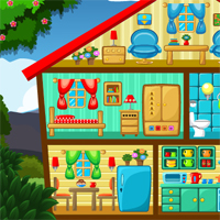 Free online html5 games - Doll House Cake Escape game 