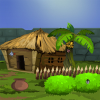 Free online html5 games - Games4Escape Tribe House Escape game 