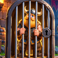Rescue the Trapped Viking Knight