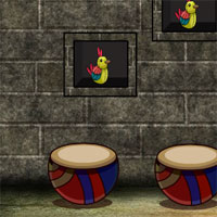 Free online html5 games - Forest Wooden Hut Escape game 