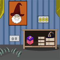 Free online html5 games - GenieFunGames Wizard House Escape game 