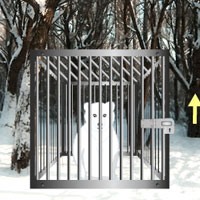 Free online html5 games - Snow Bear Forest Rescue game 