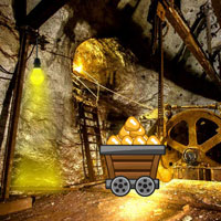 Free online html5 games - Gold Mine Trapped Escape Games2rule game 