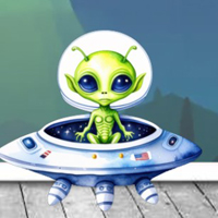 Free online html5 games - 8B Alien Room Escape Adventure game 