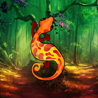 Free online html5 games - Enchanted Lizard Forest Escape HTML5 game 