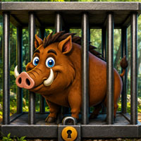 Free online html5 games - Save the Wild Boar game 