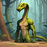 Free online html5 escape games - Wild Snake Boy Rescue Game