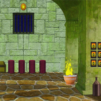 Free online html5 games - Stone Tilted Prison Escape game 