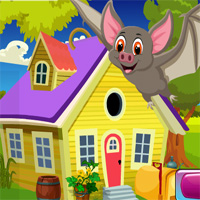 Free online html5 games - Cute Bat Rescue Games4King game 