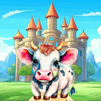Free online html5 games - Rescue The Fantasy Cow game 