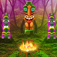 Free online html5 games - Games2rule Tiki Bloom Forest Escape game - WowEscape 