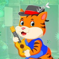 Free online html5 games - G4K Minstrel Tiger Escape game 