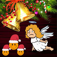 Free online html5 escape games - BIG Angel Escaped Jingle Bells Land