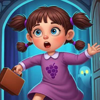 Free online html5 escape games - Haunted House Girl Escape