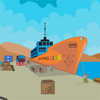 Free online html5 games - Harbour Treasure Escape game - WowEscape 