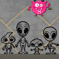 Free online html5 games - 8b Find the Green Alien game 