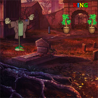 Free online html5 games - Games4King Cemetery House Escape game 