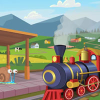 Free online html5 games - G2M Village Train Rescue game 