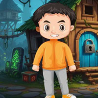 Free online html5 escape games - Jungle Hut Boy Escape