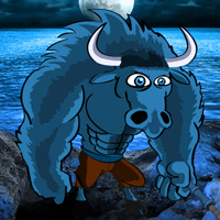 Free online html5 games - BigEscapeGames Bison Fantasy Forest Escape game - WowEscape 