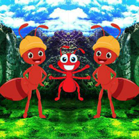Free online html5 games - Crazy Ant Jungle Escape game 