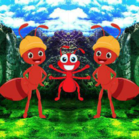 Free online html5 games - Crazy Ant Jungle Escape game 