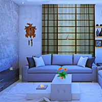 Free online html5 games - Pretty Blue Room Escape game - WowEscape 