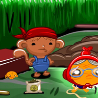 Free online html5 games - Monkey Go Happy Stage 834 game 