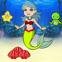 Free online html5 escape games - Help The Memoryloss Mermaid