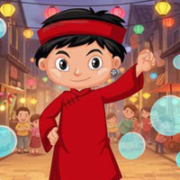 Free online html5 escape games - Vietnamese Festival Boy Escape