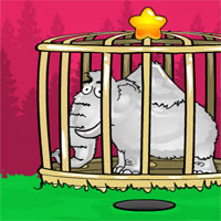 Free online html5 games - G2J White Elephant Escape game 