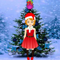 Free online html5 games - Christmas Girl Tree Escape HTML5 game 