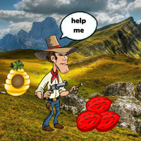 Free online html5 games - G2R Cowboy Discovers Fortune Pot game 