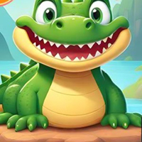 Free online html5 escape games - Great Crocodile Escape