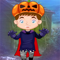 Free online html5 games - G4K Little Pumpkin Boy Escape game 