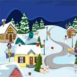 Free online html5 games - Snow Village Escape game 