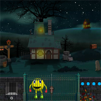 Free online html5 games - Smiley Boy Night Escape game 