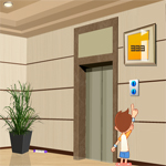 Free online html5 games - Cute Boy Elevator Escape game 